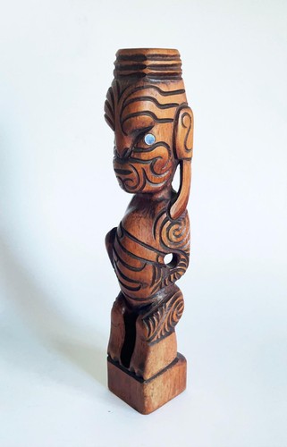 Vintage maori tekoteko tiki - vintage,