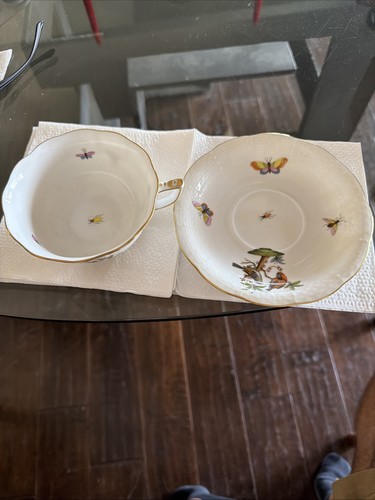 Herend rothschild bird cup - herend,
