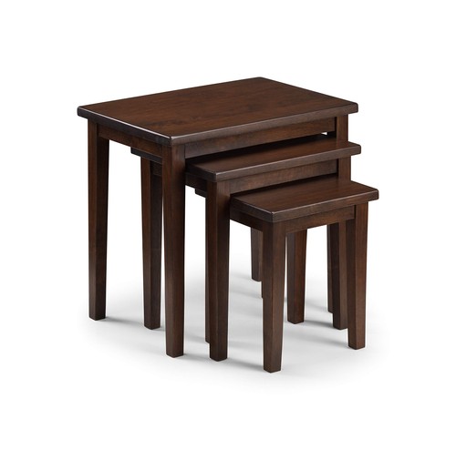 Cleo nest tables mahogany - cleo,