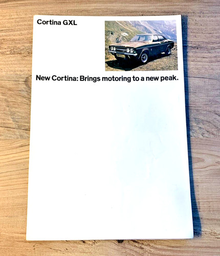 Ford cortina gxl 1970s - ford,