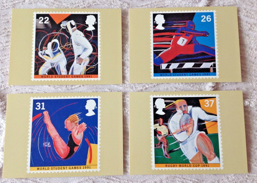 Phq postcards 1991 set 135 - phq,