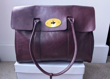 Oxblood Burgundy Leather Shoulder  Bag