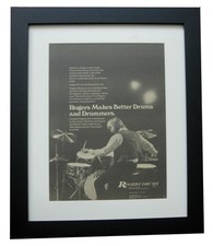 ROGERS DRUMS+POSTER+AD+VINTAGE
