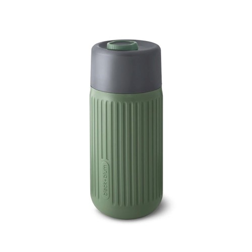 Black blum glass travel cup - +,