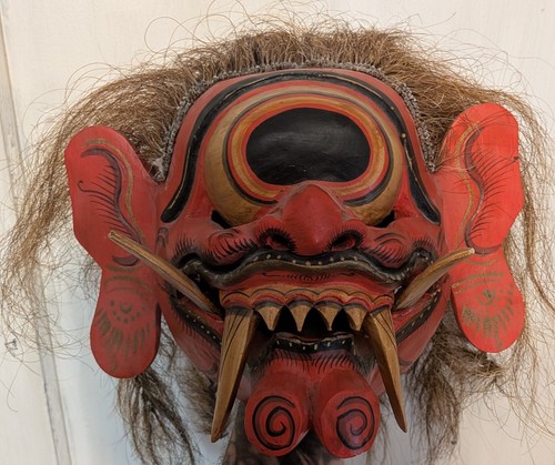 Balinese ceremonial mask - balinese,