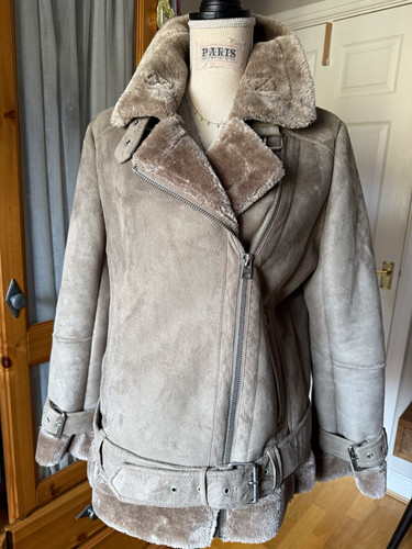 Topshop grey faux suede - suede,