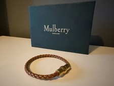 Mulberry leather bracelet -