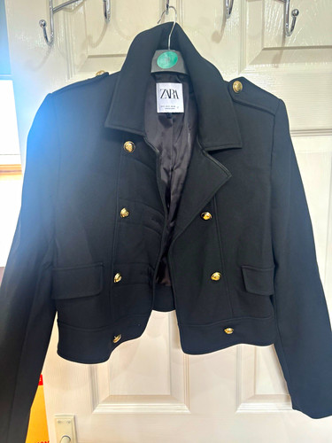 Zara women black - black, cropped