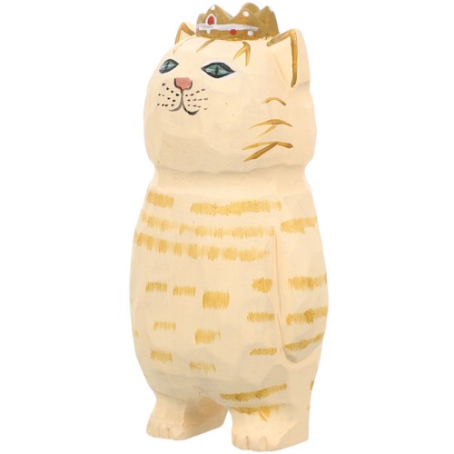 Unique wooden cat - wooden,