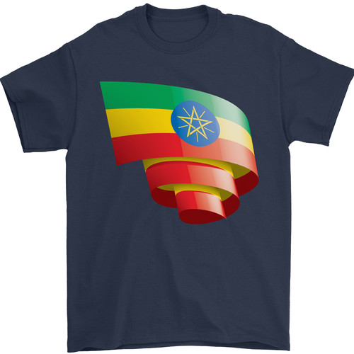Curled ethiopia flag - ethiopia,