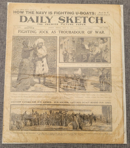 Daily sketch ww1 jock - ww1, scotland