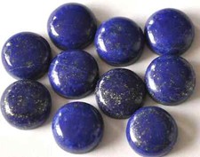 Lapis Lazuli Gemstone 6mm Round Cabochon Natural - 5 Pieces