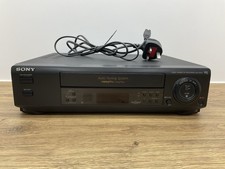 Sony SLAV-E220UY VHS Player/Recorder Vintage VHS Video Cassette Recorder Working