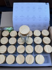Spice Jars with Label 24pcs