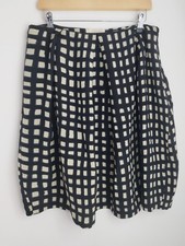 TOAST Skirt Silk Black Cream