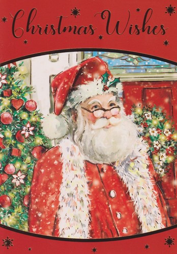 Open happy christmas greeting - open,