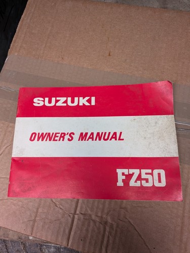 Rare genuine suzuki owners - genuine,