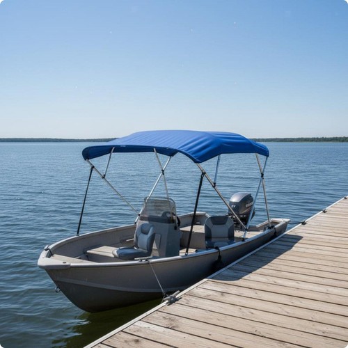 Sturdy bimini top boat - sturdy,