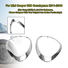 Chrome headlight trim ring - 2x,