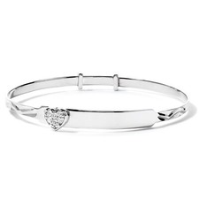 STERLING SILVER BABY BANGLE