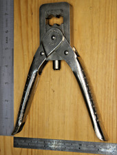 VINTAGE RIPAULTS ICT7 HT LEAD TERMINAL Crimp CRIMPING CRIMPER, QUALITY WORK WELL