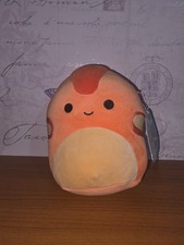 Squishmallows Nichelle Plush Toy 7.5 Inch Parasaurolophus Orange Dinosaur