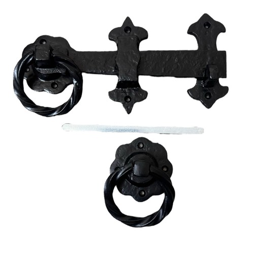 Twisted ring gate latch - gate,