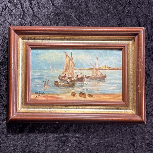 Original small framed oil - small,