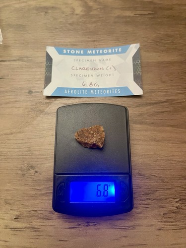 Clarendon gram meteorite - clarendon, 6.8