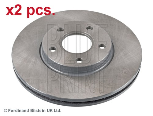 Pcs front brake disc rotos - x2,