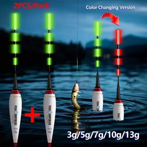 2pcs led fishing - 2pcs, colour