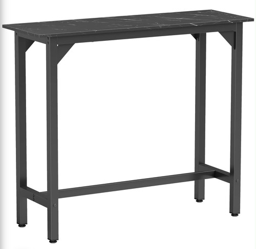 Rectangular bar table - rectangular, marble