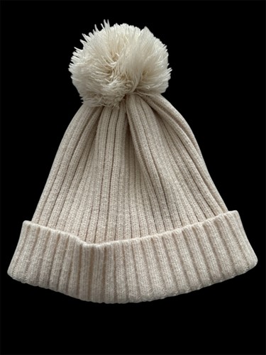 Zara girls knitted ribbed hat - knitted,