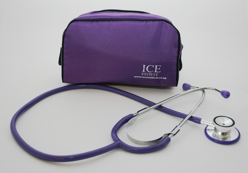 Purple stethoscope with - purple,