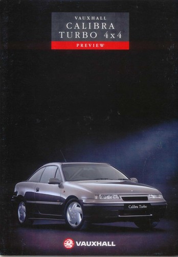 Vauxhall calibra turbo 4x4 - vauxhall,