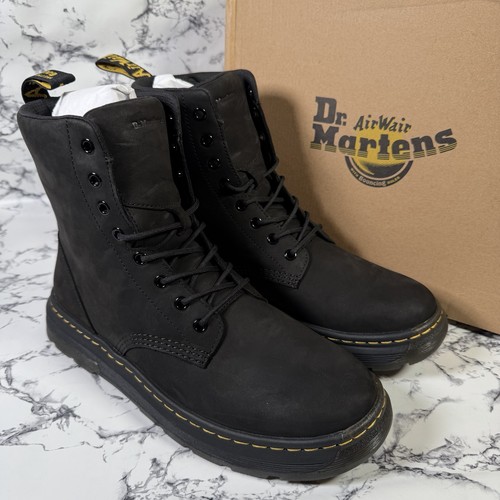 Martens black crewson boots - dr,