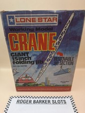 Lone Star 1261 Crane Giant 15" Folding Jib Working Model Metal Diecast Toy