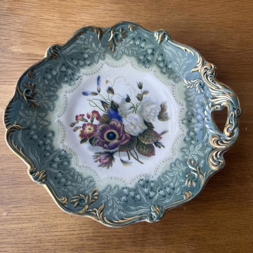 Antique prattware teal footed - teal,