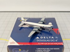 DELTA AIRLINES McDonnell DC-6 Aircraft Model 1:400 Scale Gemini Jets DEFECT