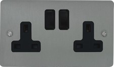 Flat Brushed Stainless Steel