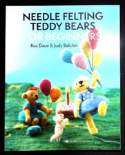 Needle felting teddy - teddy, bears