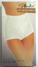 Playtex Fits Beautifully White Panty Girdle Style 2755/6 Size 2XL or 4XL