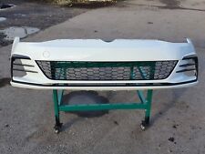 VW GOLF MK7.5 GTI GENUINE FRONT BUMPER WITH LOWER GRILLS ORYX WHITE L0K1
