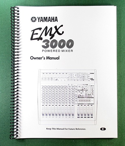 Yamaha emx3000 instruction - yamaha,