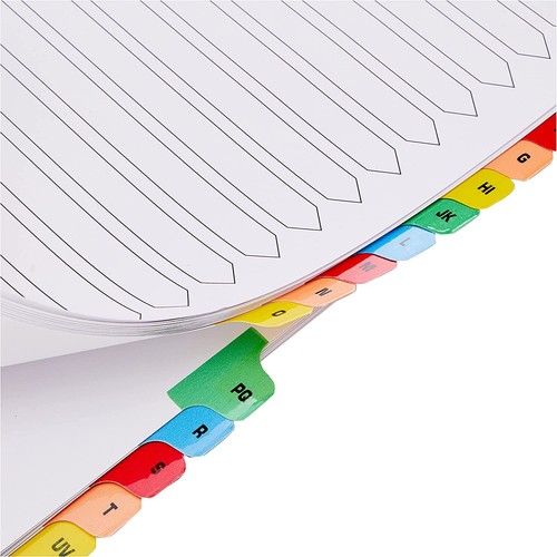 File dividers document - a-z,