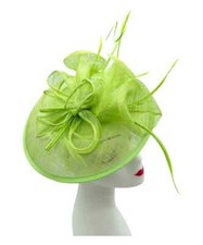 Fascinator Round Women's Large Headband Clip Hat Weddings  Races Royal Ascot