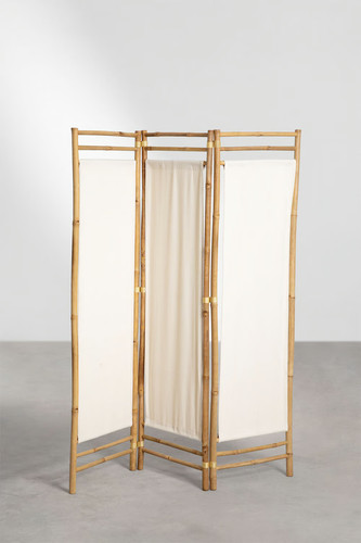 Bamboo room divider folding - divider,