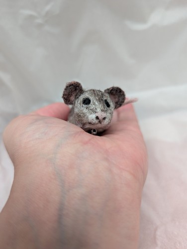 Handmade needle felted little - needle,