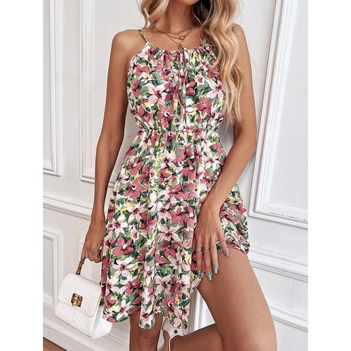 Women floral strappy mini - strappy,