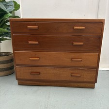 1950s CC41 Post War Teak Chest Of Four Drawers